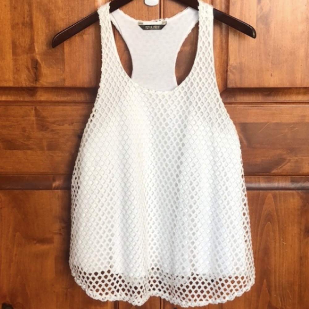 Peyton Jensen White Racer Back Tank from Evereve